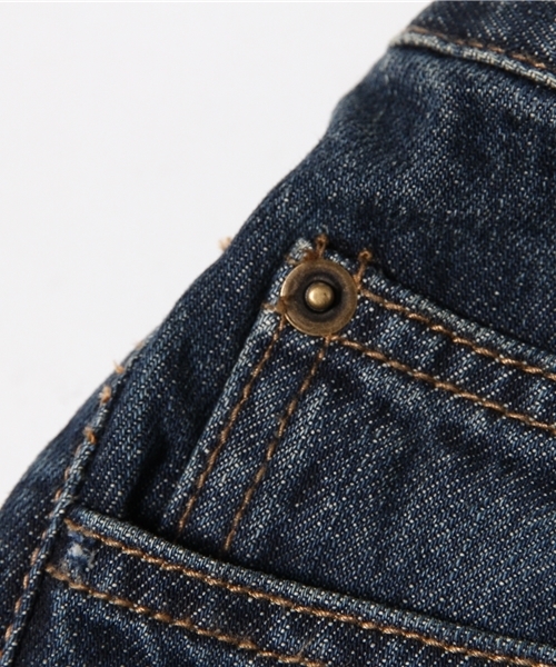 PUNYUS（プニュズ）の「デニムパンツ（デニムパンツ・レディース・インディゴブルー/ダークインディゴブルー・3/2/4/1）」の5枚目の写真