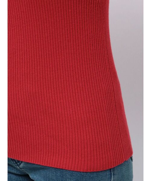 jouetie（ジュエティ）の「パフスリーブハイネックニット（ニット/セーター・レディース・ブラック/レッド/ブルー・MEDIUM）」の13枚目の写真