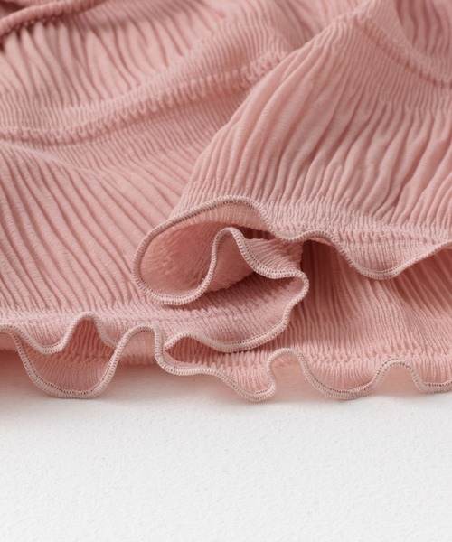 HEYUMM（ヘユム）の「ヨウリュウシアーリボンブラウス（シャツ/ブラウス・レディース・アイボリー/ピンク/ブラック・ONE）」の22枚目の写真