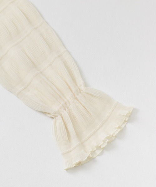 HEYUMM（ヘユム）の「ヨウリュウシアーリボンブラウス（シャツ/ブラウス・レディース・アイボリー/ピンク/ブラック・ONE）」の20枚目の写真