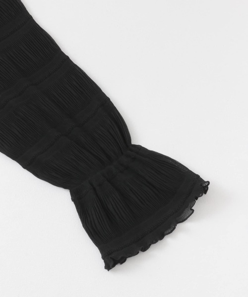 HEYUMM（ヘユム）の「ヨウリュウシアーリボンブラウス（シャツ/ブラウス・レディース・アイボリー/ピンク/ブラック・ONE）」の9枚目の写真