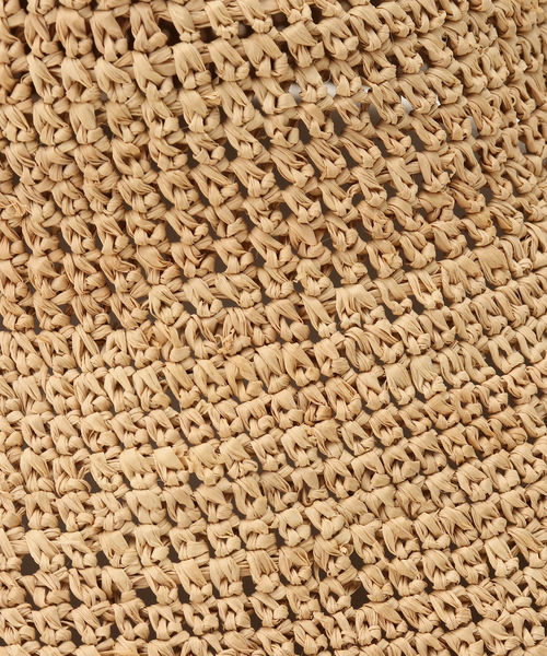 plage（プラージュ）の「RAFFIA KAGIAMI ハット（ハット・レディース・ベージュ・FREE）」の9枚目の写真