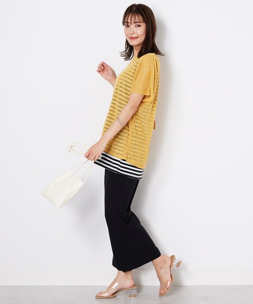BELLUNA PLUS(ベルーナ)の「なめらかタッチイージーワイドパンツ(その他パンツ・レディース・ブラック/モカ/アイボリー・SMALL/MEDIUM/LARGE/X-LARGE)」の18枚目の写真