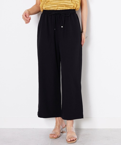 BELLUNA PLUS(ベルーナ)の「なめらかタッチイージーワイドパンツ(その他パンツ・レディース・ブラック/モカ/アイボリー・SMALL/MEDIUM/LARGE/X-LARGE)」の14枚目の写真