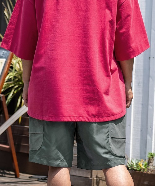 Sunny Smith(サニースミス)の「【サニースミス/sunnysmith】Working Smith Nylon Satin Half PT(CP)(その他パンツ・メンズ・カーキ/チャコール・M/L)」の7枚目の写真