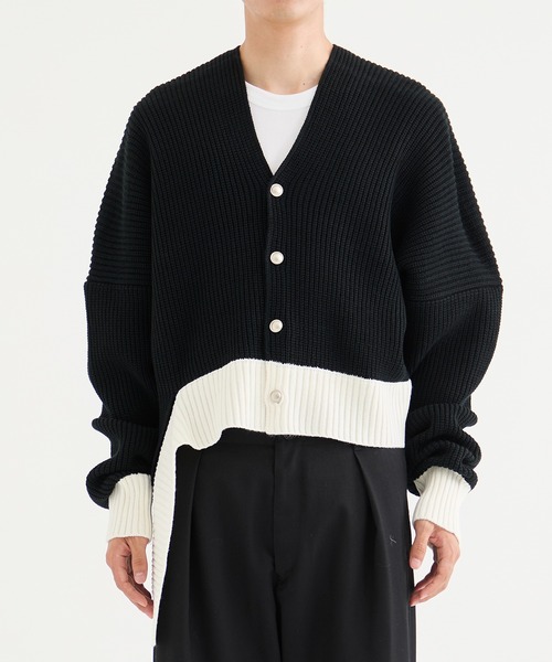 sulvam / サルバム】ブロークンショートニット（カーディガン/ボレロ