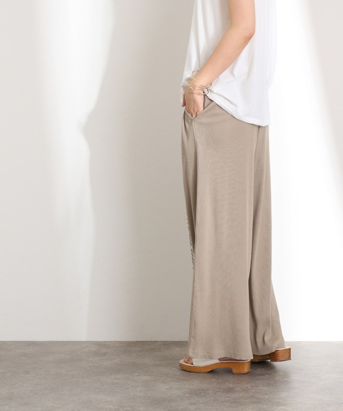 ElegChic（エレグシック）の「紐付きゆったりカットワイドパンツ（その他パンツ・レディース・ブラック/グレー系その他/キャメル・M/L/XL/3L/4L）」の13枚目の写真