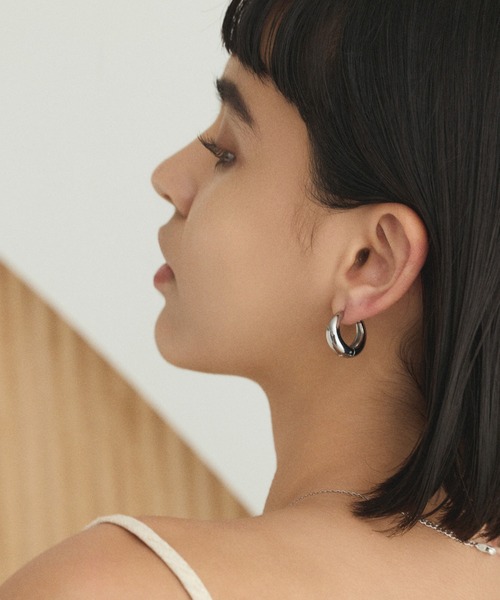 【MISSOMA】関税送料込み☆ドロップフープピアス セール】ドロップフープピアス / drop hoop pierce (両耳用