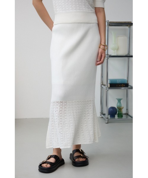 セール】クロシェニットスカート（スカート）｜AZUL BY MOUSSY