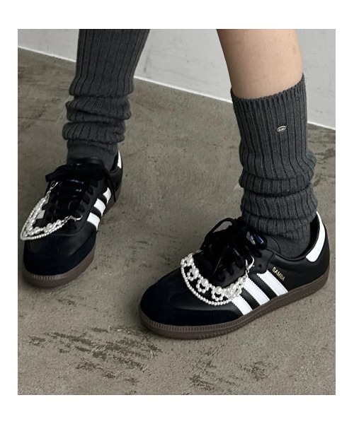 SNIDEL(スナイデル)の「メタルミディルーズソックス(ソックス/靴下・レディース・ダークグレー/ベージュ/ホワイト・FREE)」の3枚目の写真