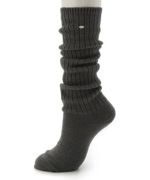 SNIDEL(スナイデル)の「メタルミディルーズソックス(ソックス/靴下・レディース・ダークグレー/ベージュ/ホワイト・FREE)」の5枚目の写真