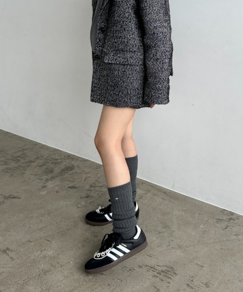 SNIDEL(スナイデル)の「メタルミディルーズソックス(ソックス/靴下・レディース・ダークグレー/ベージュ/ホワイト・FREE)」の14枚目の写真