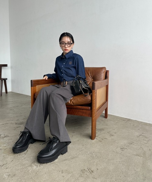 SNIDEL(スナイデル)の「メタルミディルーズソックス(ソックス/靴下・レディース・ダークグレー/ベージュ/ホワイト・FREE)」の13枚目の写真