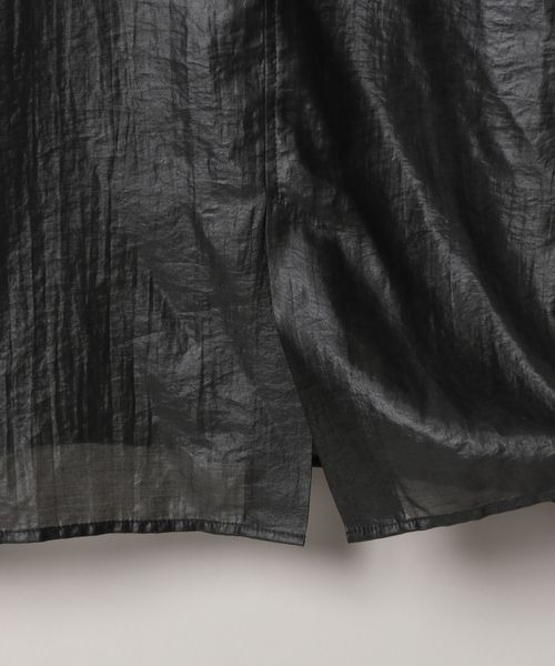 JEANASIS（ジーナシス）の「チンツシアーレギュラーシャツLS/146251（シャツ/ブラウス・レディース・ブラック/ブラウン/パープル/チャコールグレー・FREE）」の14枚目の写真