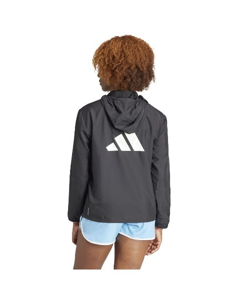 adidas(アディダス)の「アディダス adidas ラン イット ジャケット(パーカー・レディース・ブラック・L/M/S/XL)」の2枚目の写真