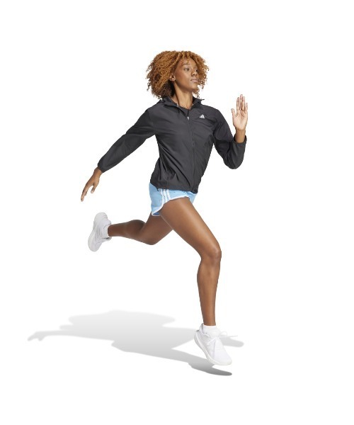 adidas(アディダス)の「アディダス adidas ラン イット ジャケット(パーカー・レディース・ブラック・L/M/S/XL)」の5枚目の写真