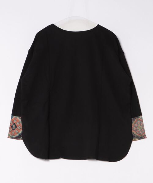 チャイハネ(チャイハネ)の「【チャイハネ】ラダリパッチワークロンT(Tシャツ/カットソー・レディース・ベージュ/ブラウン/カーキ/ブラック・FREE)」の12枚目の写真