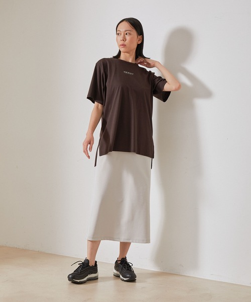 NERGY（ナージー）の「【UV＆吸水速乾】on color グラフィックTシャツ（Tシャツ/カットソー・レディース・ホワイト/スミクロ・FREE）」の19枚目の写真