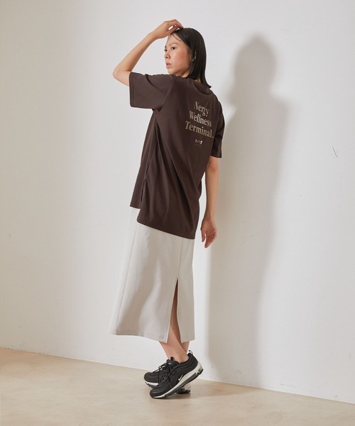 NERGY（ナージー）の「【UV＆吸水速乾】on color グラフィックTシャツ（Tシャツ/カットソー・レディース・ホワイト/スミクロ・FREE）」の20枚目の写真