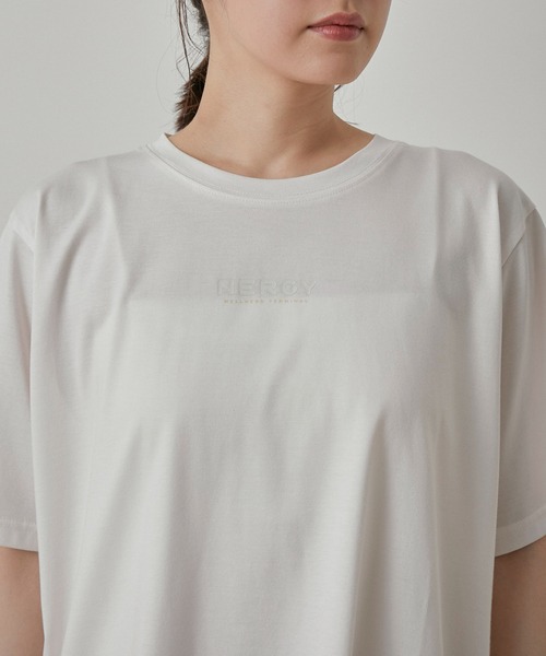 NERGY（ナージー）の「【UV＆吸水速乾】on color グラフィックTシャツ（Tシャツ/カットソー・レディース・ホワイト/スミクロ・FREE）」の11枚目の写真