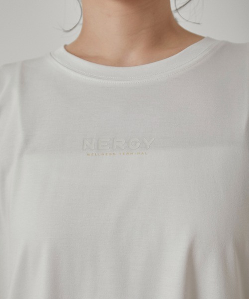 NERGY（ナージー）の「【UV＆吸水速乾】on color グラフィックTシャツ（Tシャツ/カットソー・レディース・ホワイト/スミクロ・FREE）」の12枚目の写真