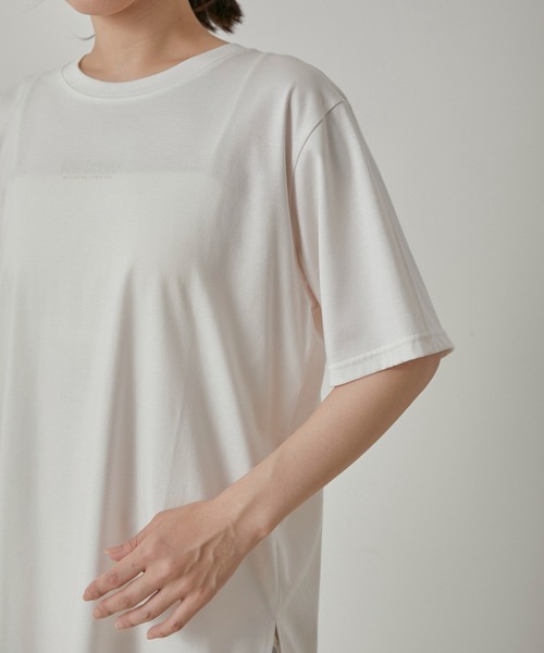 NERGY（ナージー）の「【UV＆吸水速乾】on color グラフィックTシャツ（Tシャツ/カットソー・レディース・ホワイト/スミクロ・FREE）」の13枚目の写真