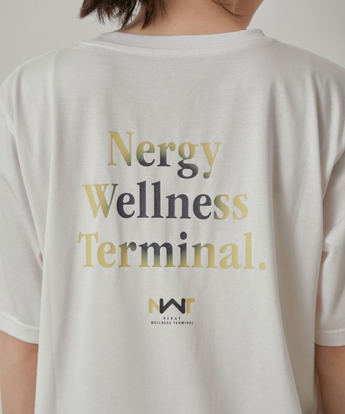 NERGY（ナージー）の「【UV＆吸水速乾】on color グラフィックTシャツ（Tシャツ/カットソー・レディース・ホワイト/スミクロ・FREE）」の14枚目の写真