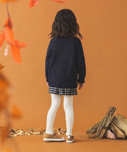 B:MING by BEAMS（ビーミングバイビームス）の「モール プルオーバー ニット 2024FW（90～140cm）（ニット/セーター・キッズ・ネイビー/イエロー・L(130-140)/S(90-100)/M(110-120)）」の12枚目の写真