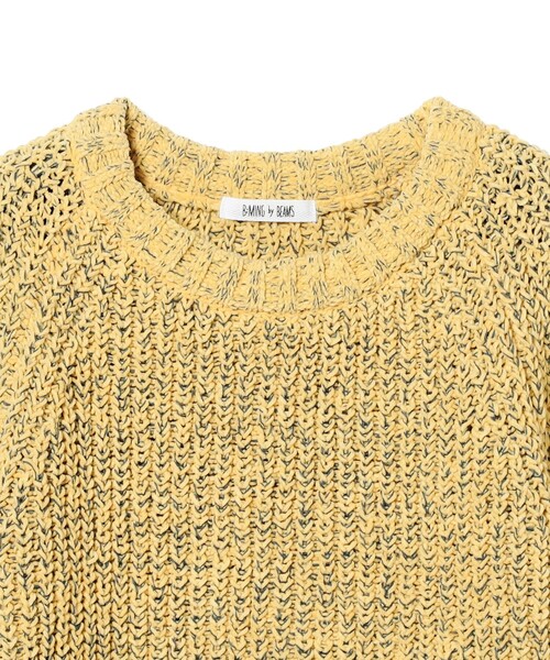 B:MING by BEAMS（ビーミングバイビームス）の「モール プルオーバー ニット 2024FW（90～140cm）（ニット/セーター・キッズ・ネイビー/イエロー・L(130-140)/S(90-100)/M(110-120)）」の16枚目の写真