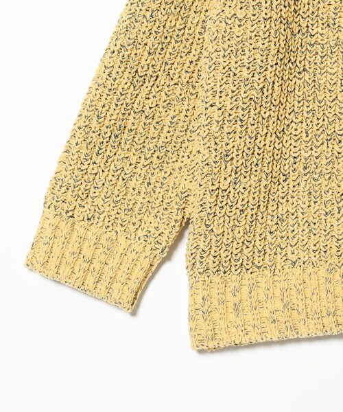 B:MING by BEAMS（ビーミングバイビームス）の「モール プルオーバー ニット 2024FW（90～140cm）（ニット/セーター・キッズ・ネイビー/イエロー・L(130-140)/S(90-100)/M(110-120)）」の17枚目の写真