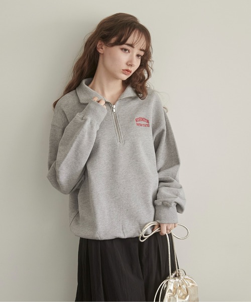ワンポイントプルオーバー ワンポイントハーフジッププルオーバー – WEGO ONLINE STORE