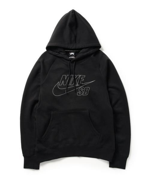 BEAMS（ビームス）の「NIKE SB / アイコン フーディー（パーカー・メンズ・ブラック・MEDIUM/LARGE）」の2枚目の写真