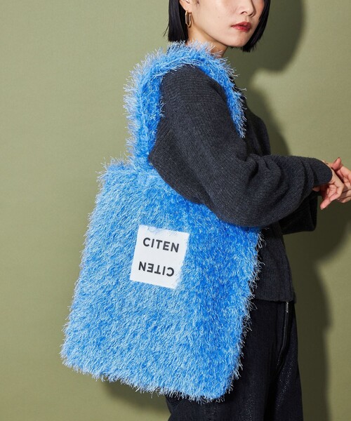 CITEN（シテン）の「＜CITEN＞フリンジトートバッグ（トート