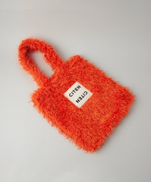 CITEN（シテン）の「＜CITEN＞フリンジトートバッグ（トートバッグ・レディース・ライトブルー/ブラック/オレンジ/ダークブラウン/ホワイト・FREE）」の14枚目の写真