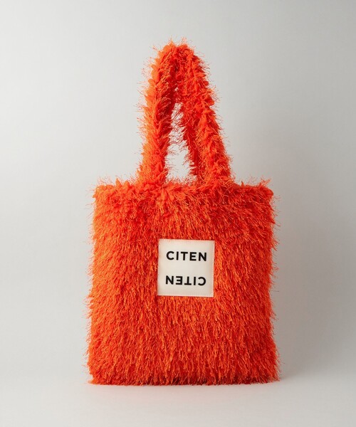 CITEN（シテン）の「＜CITEN＞フリンジトートバッグ（トートバッグ・レディース・ライトブルー/ブラック/オレンジ/ダークブラウン/ホワイト・FREE）」の15枚目の写真
