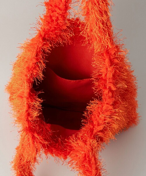 CITEN（シテン）の「＜CITEN＞フリンジトートバッグ（トートバッグ・レディース・ライトブルー/ブラック/オレンジ/ダークブラウン/ホワイト・FREE）」の18枚目の写真