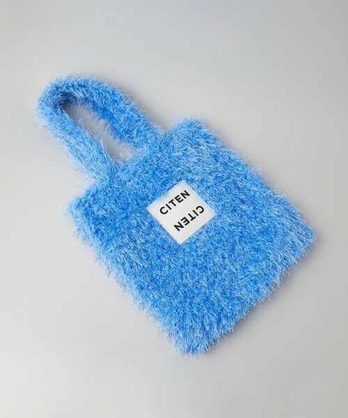 CITEN（シテン）の「＜CITEN＞フリンジトートバッグ（トートバッグ・レディース・ライトブルー/ブラック/オレンジ/ダークブラウン/ホワイト・FREE）」の6枚目の写真