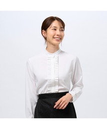 TOKYO SHIRTS（トウキョウシャツ）の「COFREX スタンドたたみフリル 長袖レディースフリルシャツ（シャツ/ブラウス・レディース）」