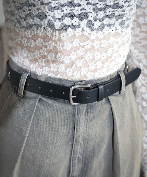 PBLIM（ページボーイリム）の「PBLIM/スタッズベルト（ベルト・レディース・ブラック/ブラウン・FREE）」の2枚目の写真