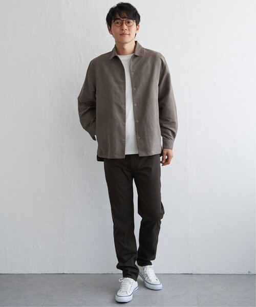 ikka(イッカ)の「【親子コーデ】フェイクスエードシャウター(シャツ/ブラウス・メンズ・ブラウン/チャコールグレー/スモークグレー・XL/L/M/S)」の11枚目の写真