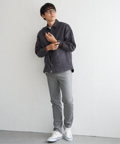 ikka(イッカ)の「【親子コーデ】フェイクスエードシャウター(シャツ/ブラウス・メンズ・ブラウン/チャコールグレー/スモークグレー・XL/L/M/S)」の14枚目の写真