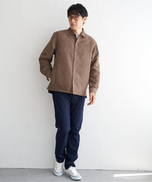 ikka(イッカ)の「【親子コーデ】フェイクスエードシャウター(シャツ/ブラウス・メンズ・ブラウン/チャコールグレー/スモークグレー・XL/L/M/S)」の15枚目の写真