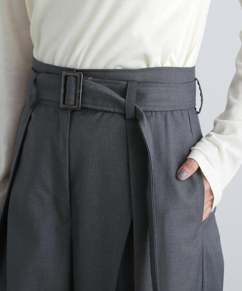 N.（N. Natural Beauty Basic）（エヌエヌナチュラルビューティーベーシック）の「◆ボリュームワイドパンツ（その他パンツ・レディース・ベージュ/チャコールグレー・SMALL/MEDIUM）」の14枚目の写真