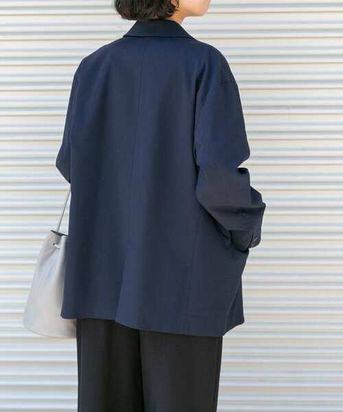 FORK&SPOON(フォークアンドスプーン)の「『セットアップ対応/イージーケア』FORK&SPOON ideal stretchジャケット(その他アウター・レディース・チェック/ネイビー・1)」の12枚目の写真