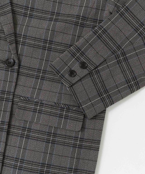 FORK&SPOON(フォークアンドスプーン)の「『セットアップ対応/イージーケア』FORK&SPOON ideal stretchジャケット(その他アウター・レディース・チェック/ネイビー・1)」の21枚目の写真