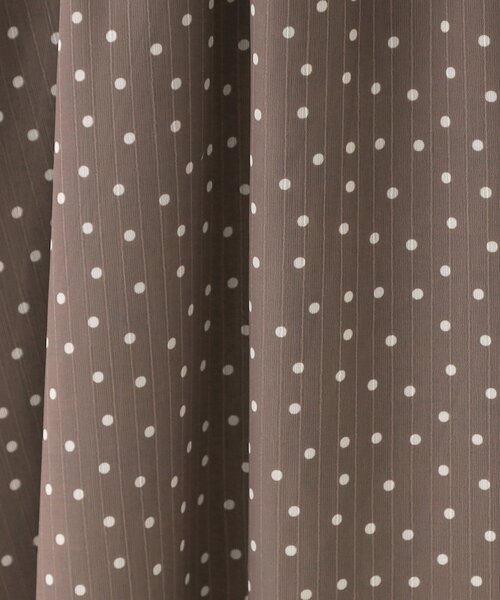 couture brooch（クチュールブローチ）の「【一枚で華やかにキマる】ドットフリルデザインワンピース（ワンピース・レディース・ブラック系/ブラウン系その他2・36/38/40/42）」の18枚目の写真