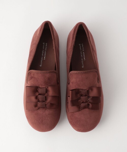 green label relaxing（グリーンレーベルリラクシング）の「TJ GLR リボン オペラシューズ  / キッズ  17cm-21cm（その他シューズ・キッズ・ブラック/オレンジ系その他・19cm/20cm/21cm/17cm/18cm）」の2枚目の写真