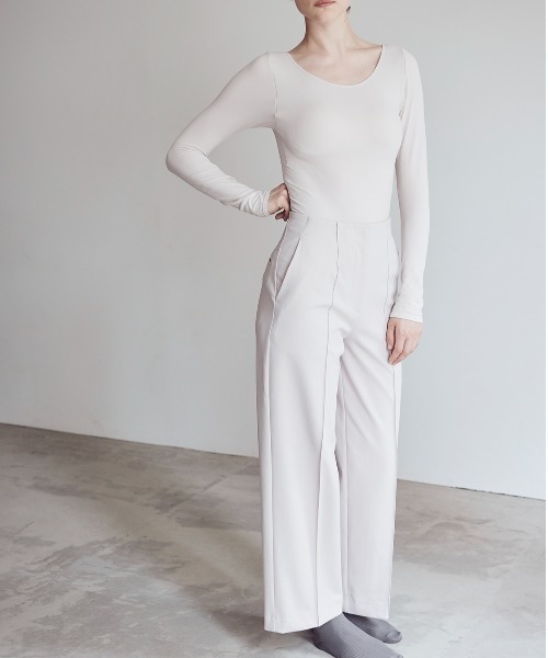 eCALME/エカルム ワイドパンツ コットン混（その他パンツ）｜eCALME（エカルム）