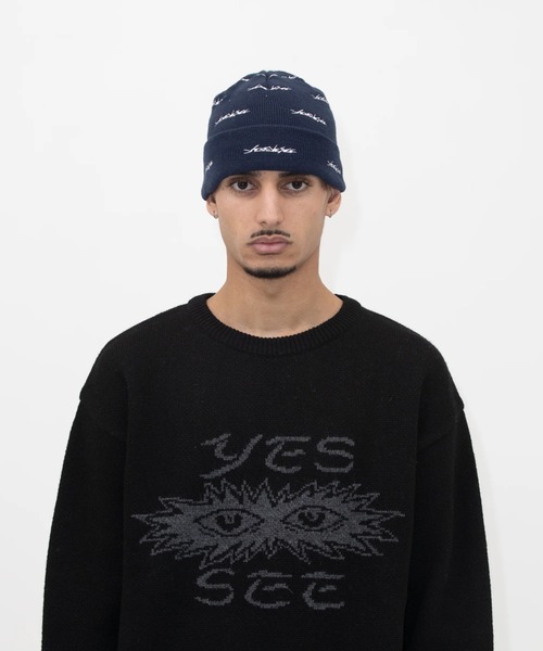 新品 イェスアイシー YES Staff Beanie 帽子 yeseyesee YESEYESEE（イエスアイシー）の「Y.E.S Staff Beanie（ニット