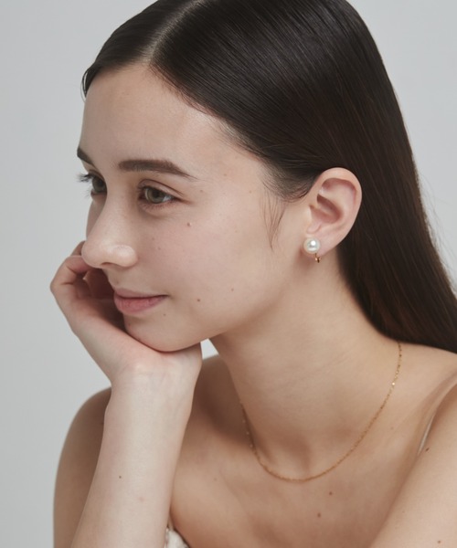 ciite'(シーテ)の「【10mm】 選べるパールイヤリング (コットンパール / アクリルパール) (両耳用)(イヤリング・レディース・ホワイト系その他/ホワイト・FREE)」の11枚目の写真